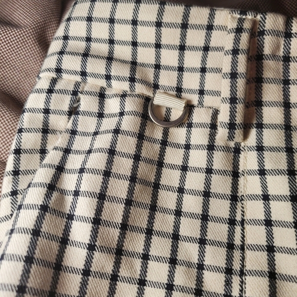 Anthropologie Essential Slim Pants in Plaid, Checked Windowpane Print Size 4 - Picture 6 of 11